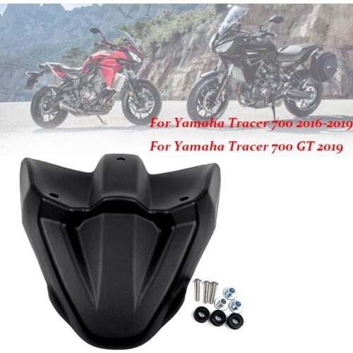 For Yamaha Tracer 700 GT 2016-2019 Tracer700 Front Lip Fender ABS Mudguard Front Wheel Fender Beak Nose Cone Moto Accessories