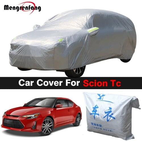 Outdoor Indoor Car Cover For Scion Tc Sun Shade Anti-UV Rain Snow Fog Dust Resistant Auto Cover