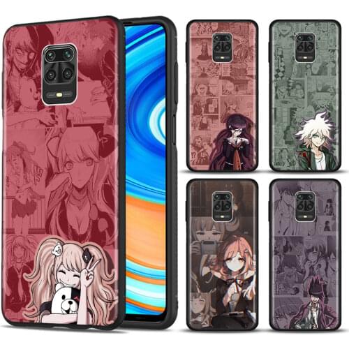 Danganronpa Cartoon Silicone Phone Case For Redmi Note 9T 9 8 Pro 9S 9A 9C 9i 8T 7 K30 Pro 9 Power 10X 5G TPU Shell Cover Coque