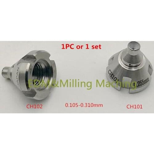 CNC Wire EDM Machine Sparks CH101 CH102 Diamond Wide-angle Guide nozzle 0.105-0.31mm For Chmer Machine CW/HW Service