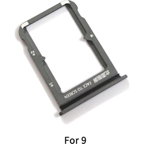 Sim Tray Holder For Xiaomi Mi 9 / 9 SE SIM Card Tray Slot Holder Adapter Socket Repair Parts