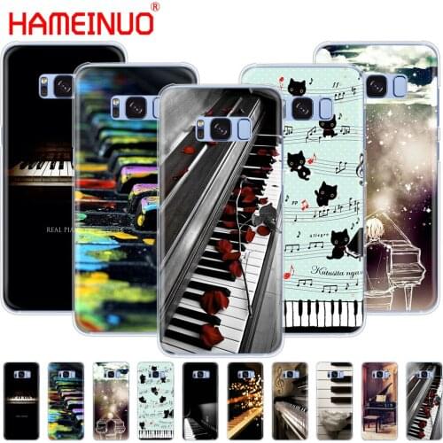 HAMEINUO Music piano keys cell phone case cover for Samsung Galaxy S9 S7 edge PLUS S8 S6 S5 S4 S3 MINI