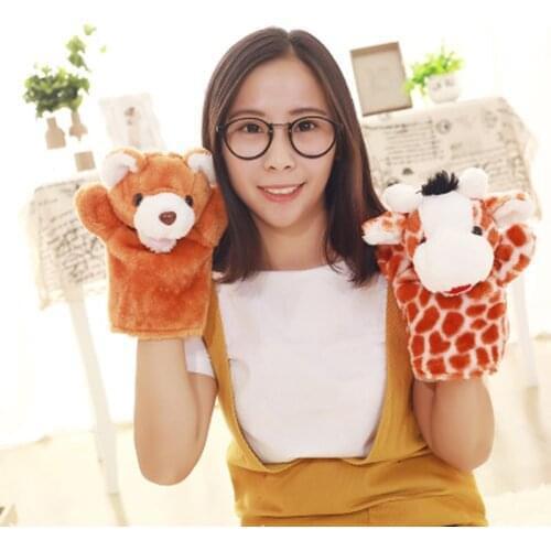 Puppet toy soft puppet toy mouth active childrens ventriloquism glove performance puppet monkey finger doll interactive toy