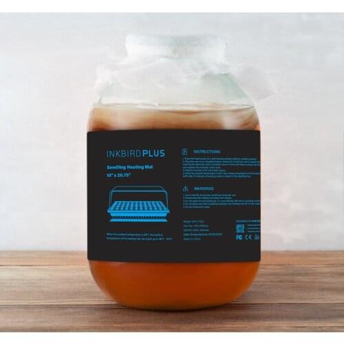 Inkbird INK-HM20w Waterproof Seedling Heat Mat with Stable&Flexible Construction for Plant Germination&Indoor Home Garden MET