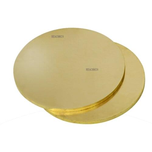 1PC H62 brass plate round plate thin copper sheet wafer gasket laser cutting engraving custom 0.8 1.5 2 3mm