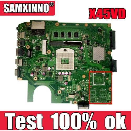Akemy X45VD Laptop motherboard for ASUS X45C X45VD X45V X45 Test original mainboard