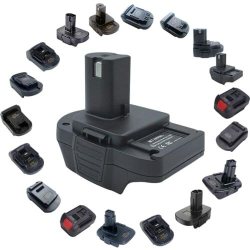 MT20RNL Adapter with USB fit for Makitas 18V Li-ion Battery to for Roybi 18V NI-CD/NI-MH/Li-ion Batteries BL1860B/BL1830B/BL1820