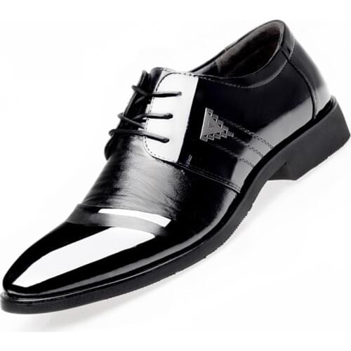 Male Banquet Men Dress Shoes Pointed Commerce Men Shoes Formal Dance Crocodile Shoes Man Ventilation Sneaker Leather Shoes