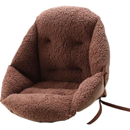 Bedroom Lounge Chair Back Cushion for Office Dining Chair Plush Warm Waist Pillow Pad