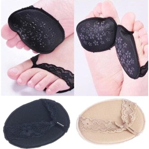 SANWOOD Slip Resistant Pads Invisible Anti-slip High Heeled Insert Shoes Pad Forefoot Half Yard Pad Pain Decreasing Insert