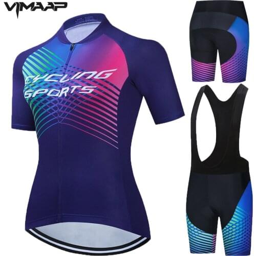 New Colors Women Cycling Clothing Breathable Mountian Bicycle Clothes Cycling Jersey Sets Ropa Ciclismo MTB Bike Clothes