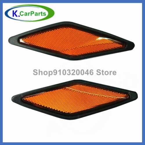 MR495067 MR495068 Front Bumper Left Right Bumper Fender Reflectors Side Reflector For Mitsubishi Pajero Montero V75W 2000-2003