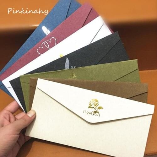 PINKINAHY Black Envelopes
