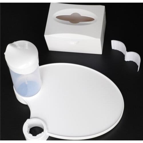 Dental Lab Item Tray Disposable Cup Storage Holder Paper Tissue Box 1Set For Dentistry Chair