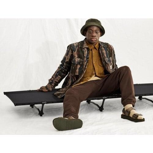 Camping portable bed siesta folding bed outdoor travel bed household recliner marching office lunch break folding single bed