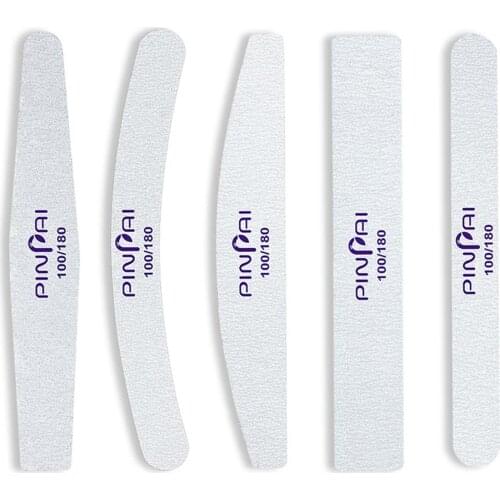 1 PCS Pro Nail File Sanding Buffer Block Pedicure Manicure Polish Beauty Tools Half Moon Nail Care Tool