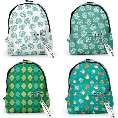 Cartoon Animal Cosplay Crossing Backpack Student School Backpack Laptop Travel Bag Teenages