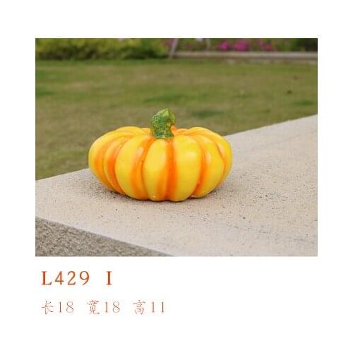 Garden furnishing simulation vegetable pumpkin glass steel sculpture mall farm arts and crafts crafts sculpture statues Home