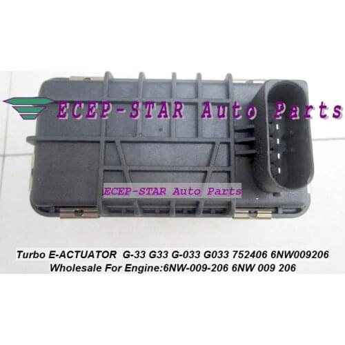 Turbo Electronic Actuator Turbo Electric BOOST Wastegate Actuator G-33 G33 G-033 G-033 752406 6NW009206 6NW-009-206 6NW 009 206