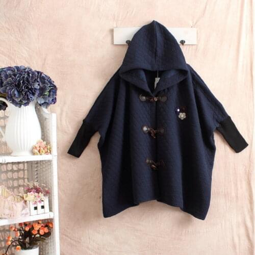 Winter grey coat autumn cape poncho women dames jassen mori girl vintage chaquetones de mujer manteaux femme poncho cloak boho