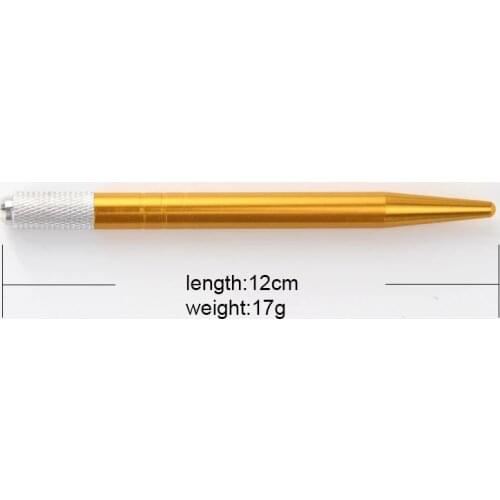 10pcs 3D Microblade Tattoo Machine Tool Handmake Pen Eyebrow Embroidery Permanent Makeup Lock-Pin Handle Eyelash Manual Supply