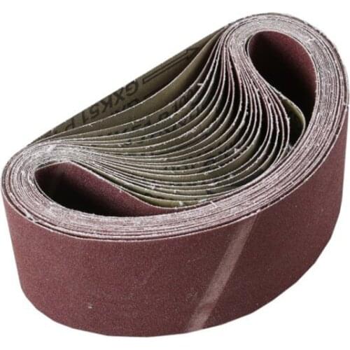 10pieces 40/60/80/100/120/240 Grit Abrasive Belt 600*96mm Sandpaper Sanding Band for Adapter Polishing Machine Abrasive Tools