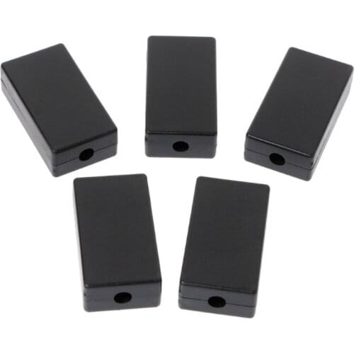 5Pcs Black Plastic Electronic Project Box Enclosure Instrument Case DIY 48x26x15mm wholesale