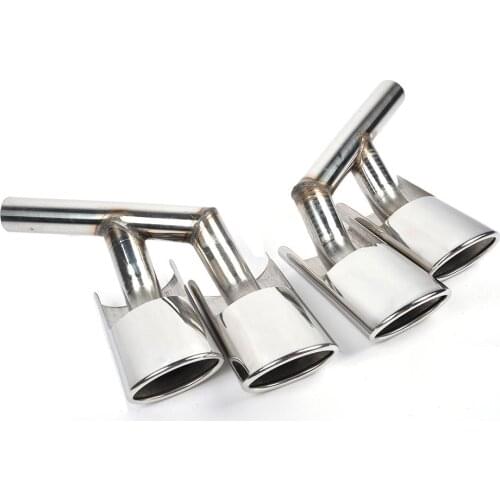 Car Rear Bumper Exhaust Muffler Tips for Mercedes Benz G63 2016 Car Rear Tail Muffler Exhaust Tips Stainless Steel