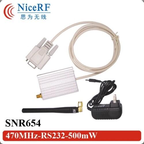 Free Shipping ! 433MHz RS232 Interface 500mW Medium Power Network Module SNR654 And Wireless Transceiver Module