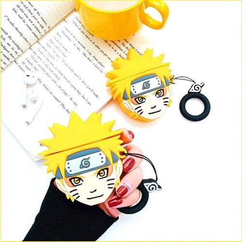NARUTO Airpods Case Airpods1 2 Soft Shell Cute Cartoon Bluetooth Headset Shell Men Women Unisex Birthday Gift 2021 News