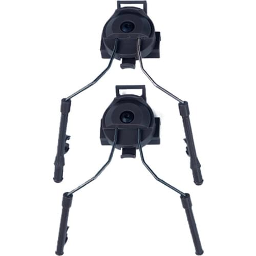 FAST Black Tactical Helmet ARC Guide Rail Bracket Headphone Holder For Tactical Headset High Quality - BK