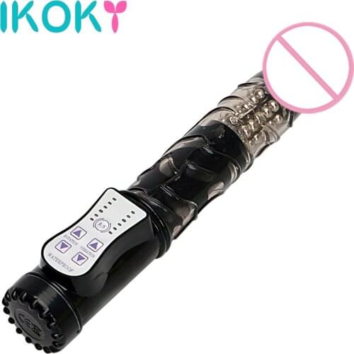 Rotate Beads Dildo Vibrator For Woman Anal Plug Butt Vagina Massage Powerful Big Machine Sex Toy Adult Female Masturbator Sextoy