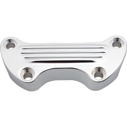 Chrome Motorcycle Handlebar Clamp Riser 1'' Mount Cover Aluminum Accessories For Harley Dyna Softail Night Train Sportster XL883