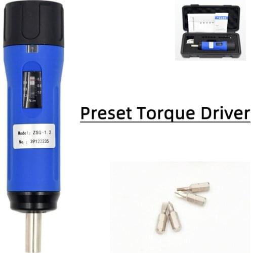 Prest Torque Screwdriver Adjustable Torque Screw Fastening Replaceable Bits Hand tool Screwdriver Set