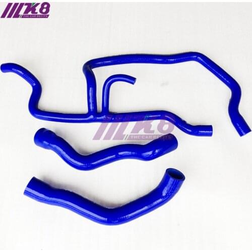 "Silicone Radiator Hose kits FOR BMW E34 525i 525 530i 530 (3Pcs)Red/Blue/Black