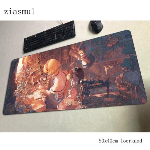 Touhou pad mouse Beautiful computer gamer mouse pad 900x400x3mm padmouse Domineering mousepad ergonomic gadget desk mats