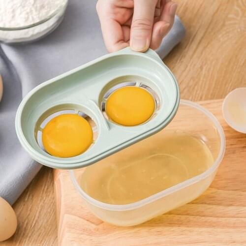 Kitchen Egg Separator White Yolk Sifting Home Kitchen Chef Dining Cooking Gadget Plastic Egg Divider Tools Egg White Separator