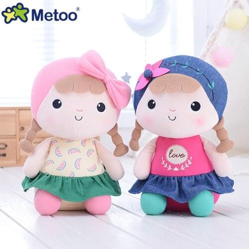 Metoo Doll Plush Toys For Girls Baby Cute Kawaii Candy Soft Cartoon Stuffed Animals For Kids Children Christmas Birthday Gift