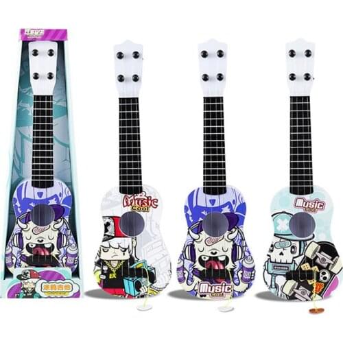Hot Childrens Toy 49CM Can Play Simulation Ukulele Many Styles For Children Ukulele Music Toys for Beginners and Children