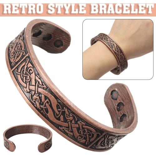 1pc Magnetic Bracelet Bangle 6 Magnets Carpal Tunnel Arthritis For Home Decorations Ornaments