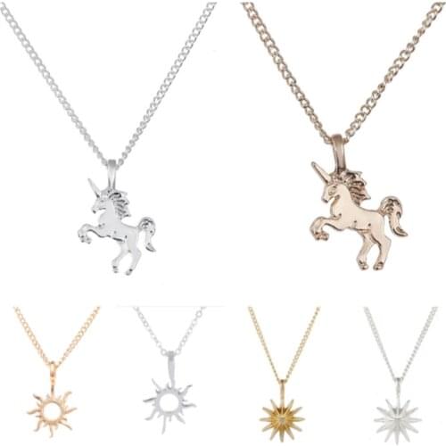 1Pcs Multiple Choice Metal Simple Personality Necklace Party Favor Birthday Party Gift for Friend Guest Presents Souvenir