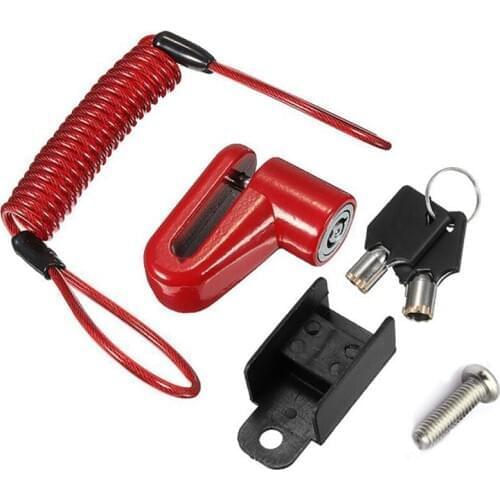 Portable Electric Skateboard Lock Disc Brakes Wheels Lock For Xiaomi Mijia M365 Scooter Skate Board Anti-Theft Metal Steel Wir