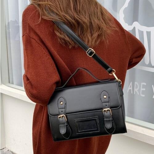 Casual Crossbody Bags For Women messenger bags High Quality PU Leather ladies Handbag preppy style female shoulder bag bolsas