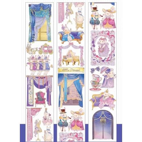 Lovely Bunny Party Washi Masking Tapes Bullet Journal DIY Scrapbooking Decorative Stickers