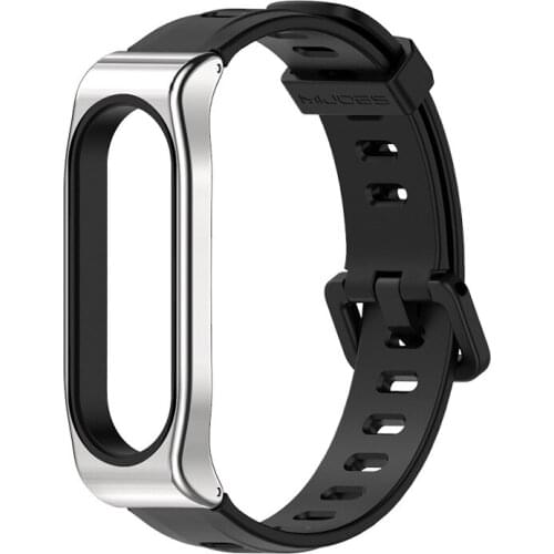 For Xiaomi Mi Band 5 4 3 Universal Breathable Silicone Replacement Strap Watch Band Sport Watch Replacement Band for Xiaomi