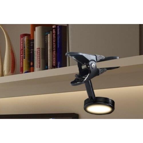 Led clip small desk lamp bedroom bedside lights reading eye clip light dormitory USB mini red light Fish tank clip light SD106