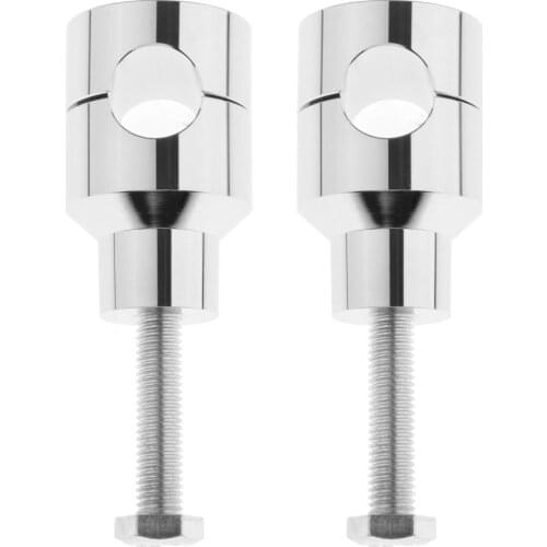 1' 25MM Handlebar Riser Clamp Compatible with , , Sportster, Honda VTX, Kawasaki Vulcan, Yamaha V-Star