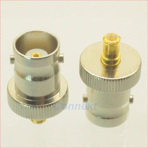 10pcs/lot BNC female jack to MCX male plug RF adapter connector for GPS antenna TV-Tuner