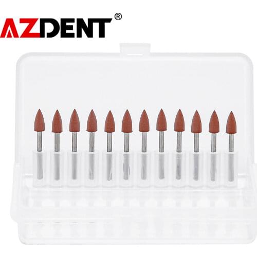 12pcs/box Dental Silicone Polish Abrasive FG 1.6mm For Pre-polishing Dentist Material Silicone Polisher