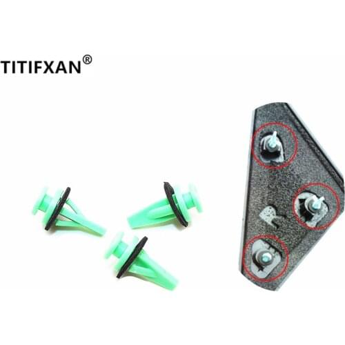 5PCS Car Rearview Mirror Reflector Triangular Plate Guard for Mazda Axela cx4 cx5 fasteners clips